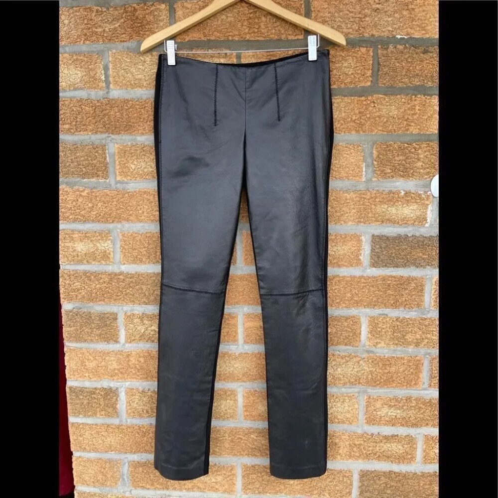 My Tribe Leather Leggings small